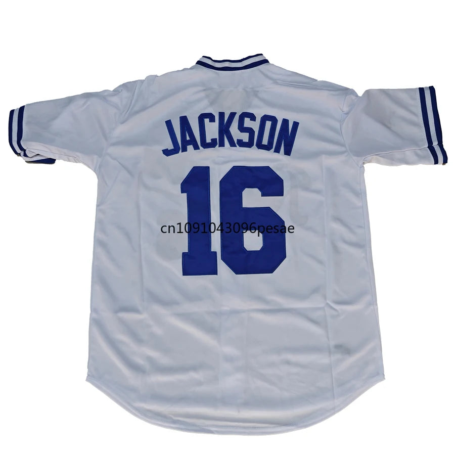 Bo Jackson Retro Baseball Jersey – Kansas City American Jersey, George Brett #5 & Eric Hosmer #35, US Men’s M-3XL