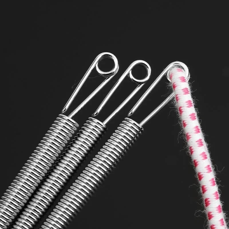 10/1PCS Rope & Drawstring Threader Tool — Bendable Spring Clip for DIY Sewing & Multi-Functional Accessories