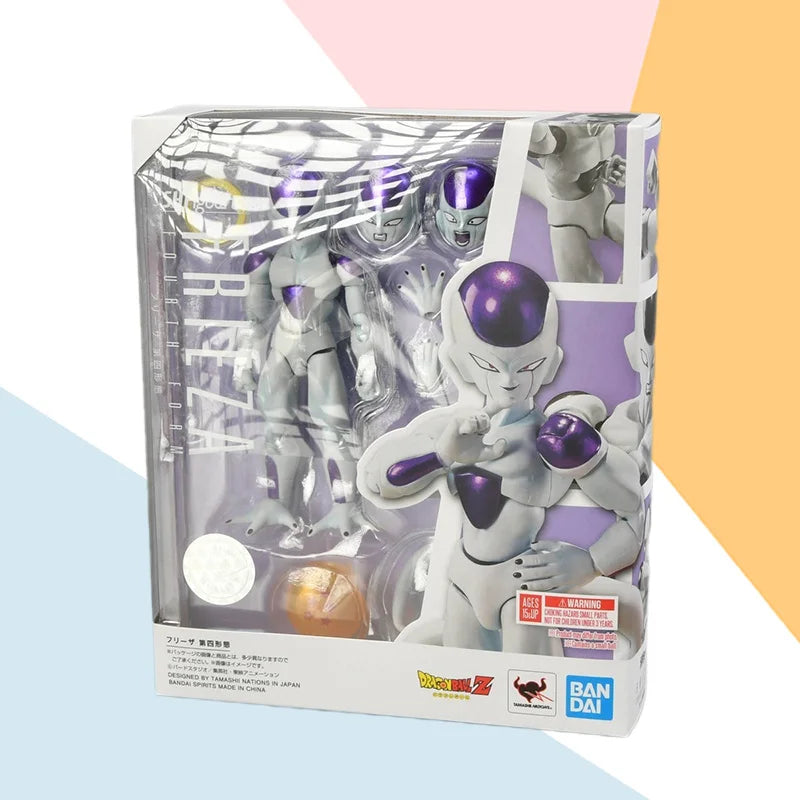 Bandai SHF Dragon Ball Cooler Final Form Action Figure – 40th Frieza Brother Anime Collectible Toy, Finished Model Gift for Kids