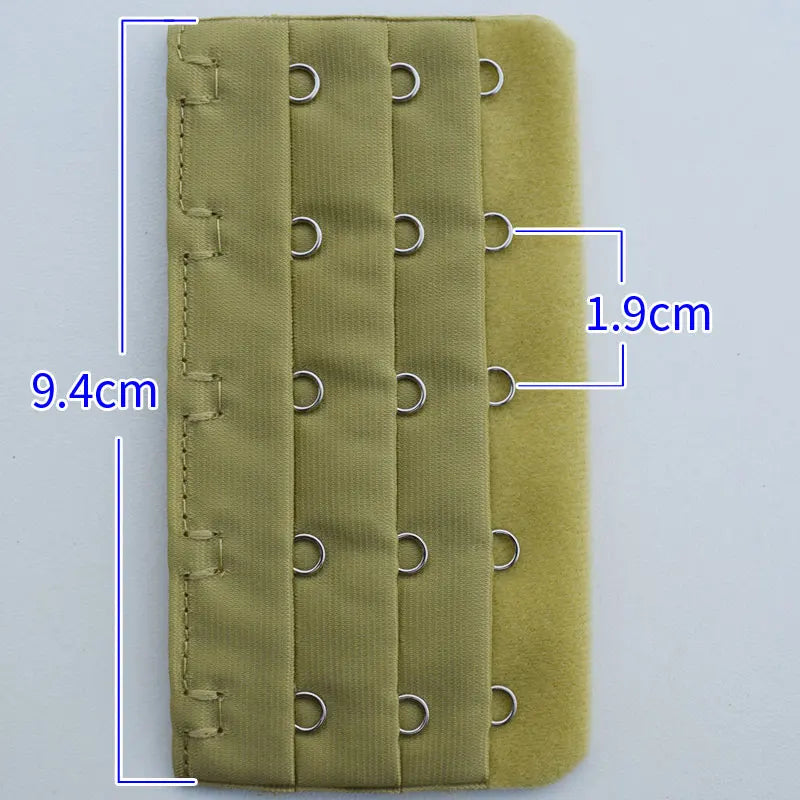 2PCS/4PCS Strap Extender Set – 3-Hook, 5-Row Adjustable Candy Color Bra Extenders for Women