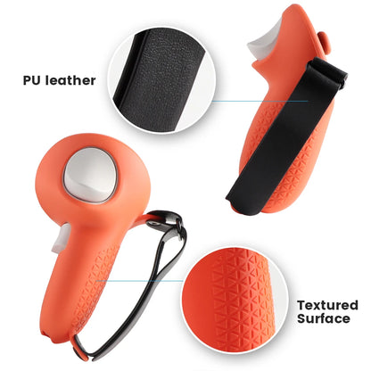 Silicone Protective Cover Set for Meta Quest 3 — VR Headset, Controller Grip, Lens Cap & Face Cover Accessories