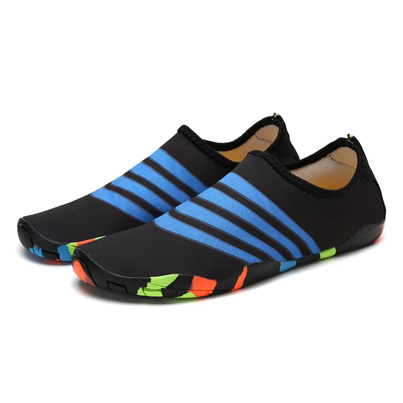 Unisex Quick-Dry Aqua Shoes – Breathable Water Sneakers for Swimming, Beach, and Outdoor Upstream Activities (Sizes 35-45)
