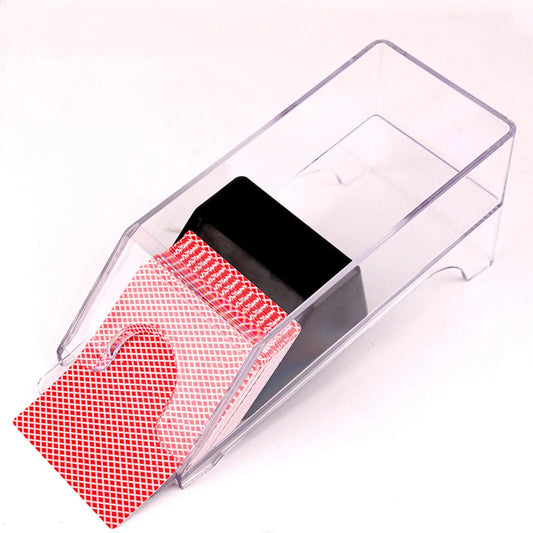 Acrylic Card Dispenser Dealing Shoe – Perfect for Home, Living Rooms & Offices