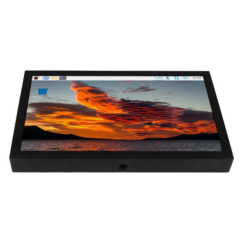 7-Inch Portable IPS Display — 1024x600 LCD with HDMI, VGA, AV Input & Type-C Power for PC, Laptop, Camera, TV Box & DVD Screen