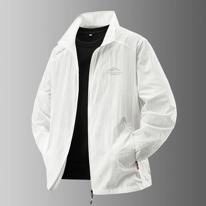 Men’s UV Protection Summer Jacket - Ultra-Light Breathable Sunproof Fishing Coat for Outdoor Activities