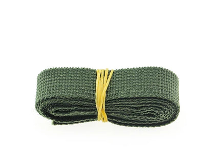 5M Canvas Ribbon Belt 25mm — Cotton Polyester Webbing Strap for Bag, Knapsack, and Sewing Accessories