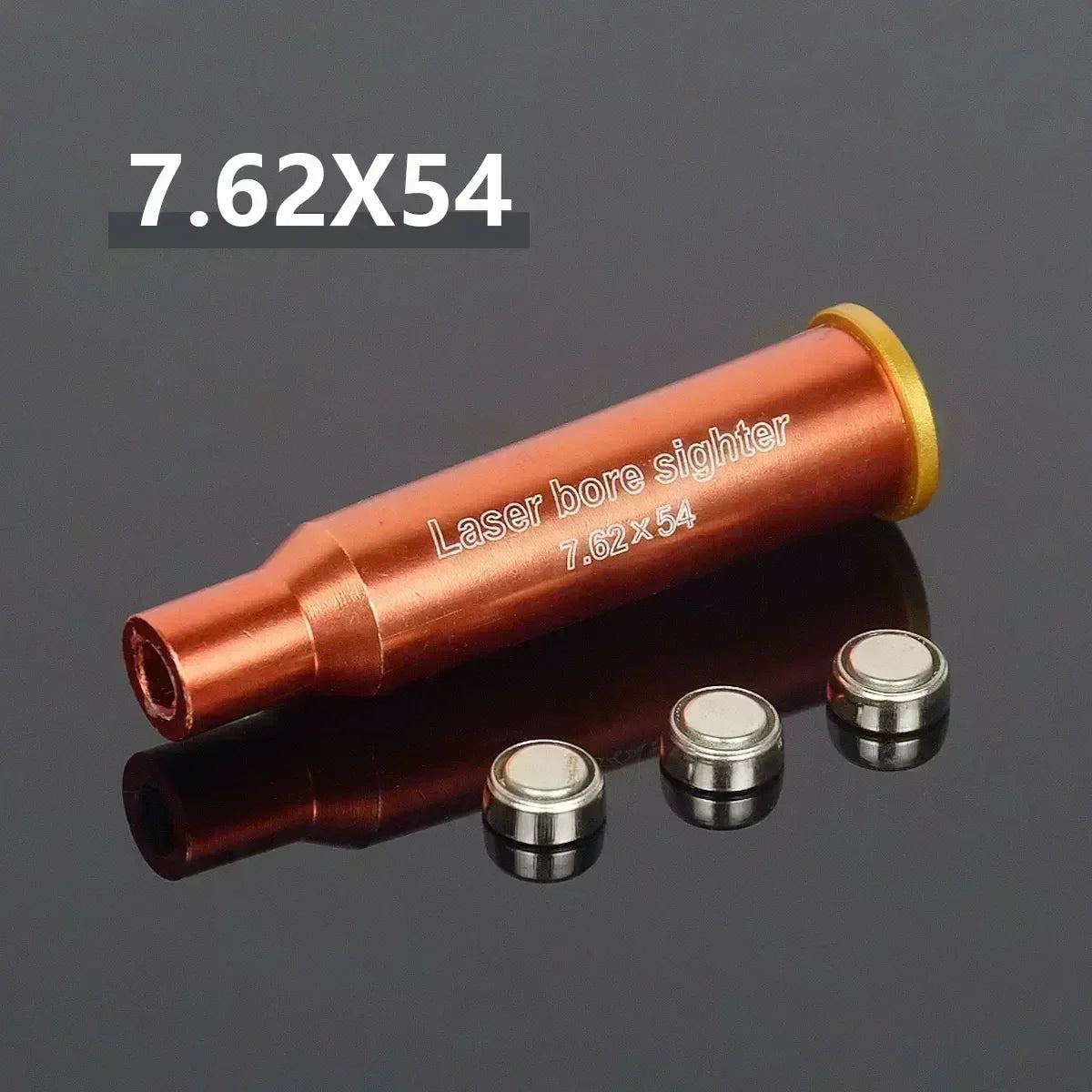 Multi-Caliber Laser Bore Sighter — 12GA, 20GA, 5.45x39, 7.62x39, 9x19mm, .223, .308, .338 Training Cartridge