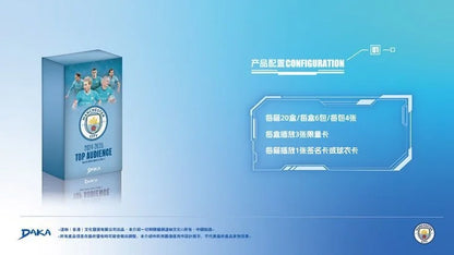 Daka 2024-2025 Football Trading Cards – Manchester City, Juventus, AC Milan, Inter Milan Official Box Gift