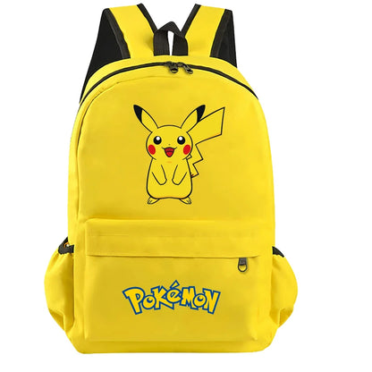 Pokemon Kids Backpack — Pikachu, Charizard, Bulbasaur, Snorlax & Eevee Schoolbag Cartoon Gift