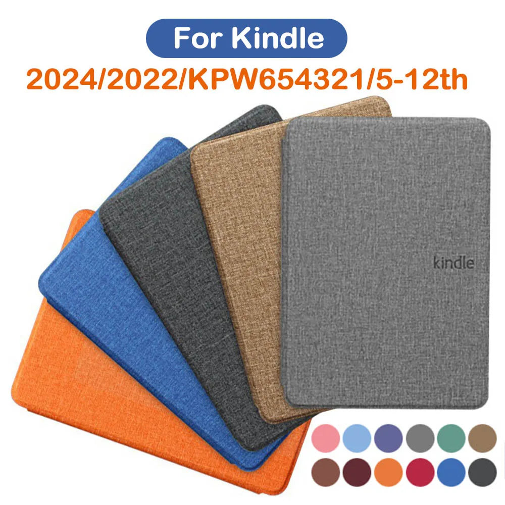 Case for Kindle Paperwhite 2024/2022/2021 – Magnetic ColorSoft Cover for 1st–12th Gen, 6–7 Inch E-Reader Shell