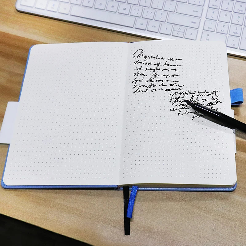 A5 Softcover Dotted Notebook – Kawaii Notepad, Weekly Planner, Diary for Students & Office Supplies