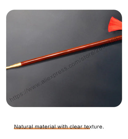 58cm Sandalwood Shoe Horn - Professional Flexible Long Handle with Brass Spoon, Shoe Lifter & Home Tool