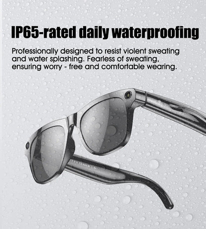 Xiaomi AI 8K Smart Glasses — 120MP Camera, Waterproof, Bluetooth Calls & Music, Picture Recognition, ChatGPT, 2025 New