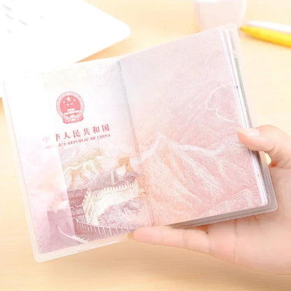 Waterproof PVC Passport Cover & Wallet – Business Card & Document Holder Pouch