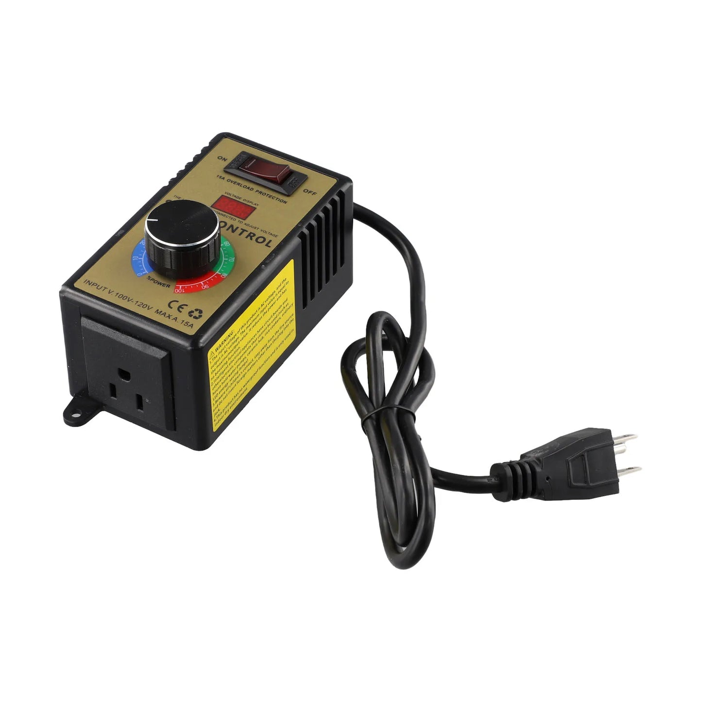 Angle Grinder Speed Controller Switch for Hand Drill & Polishing Fan - Stepless Motor Speed Control for Industrial Automation