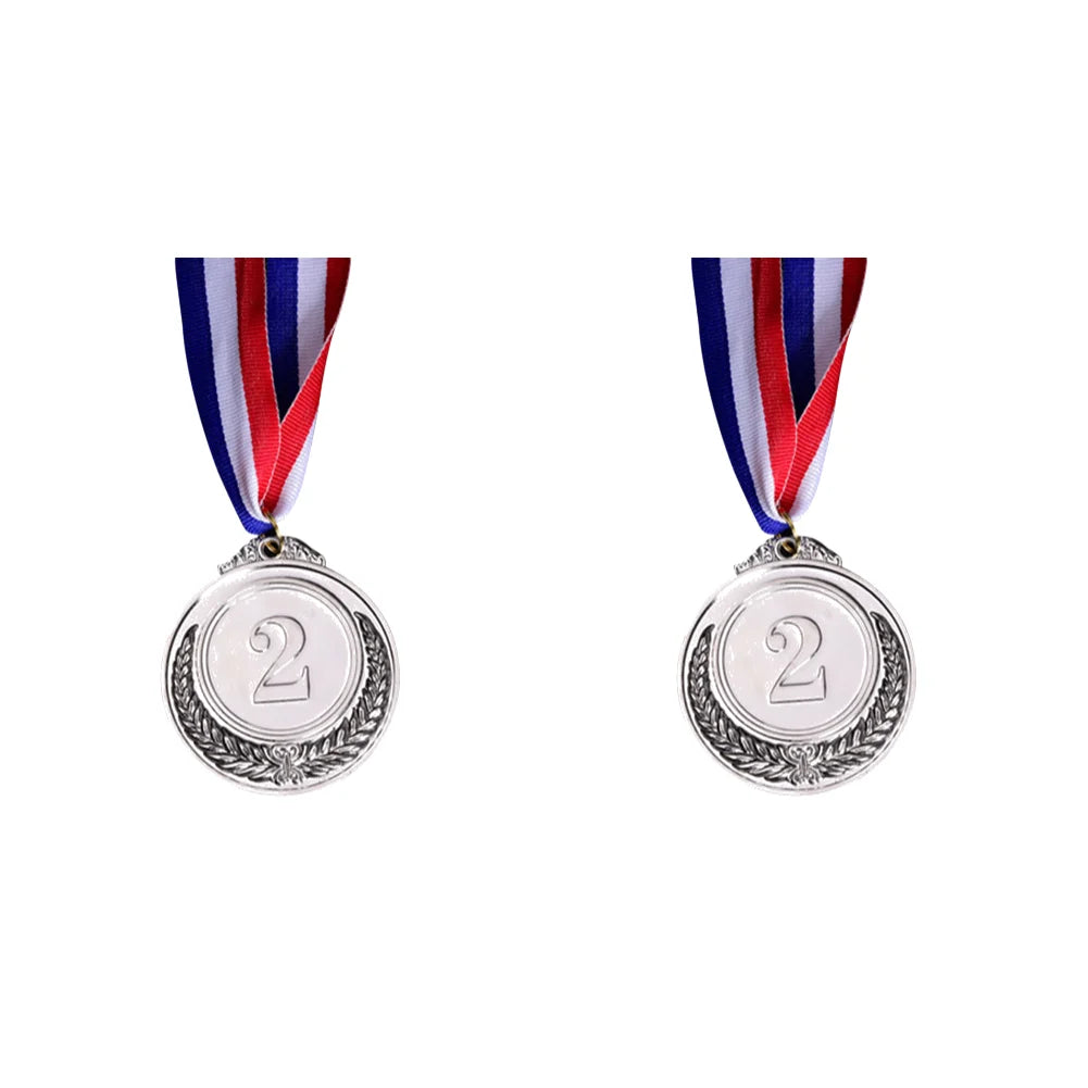 3-Piece Gold, Silver and Bronze Winner Medals - Sports Day Competition Awards for Adults, Kids, Outdoor Games, and Souvenirs
