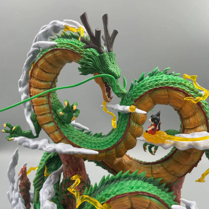 2026 Shenron Dragon Ball Figure - 24cm Goku & Shenron PVC Anime Collectible Statue Toy Gift