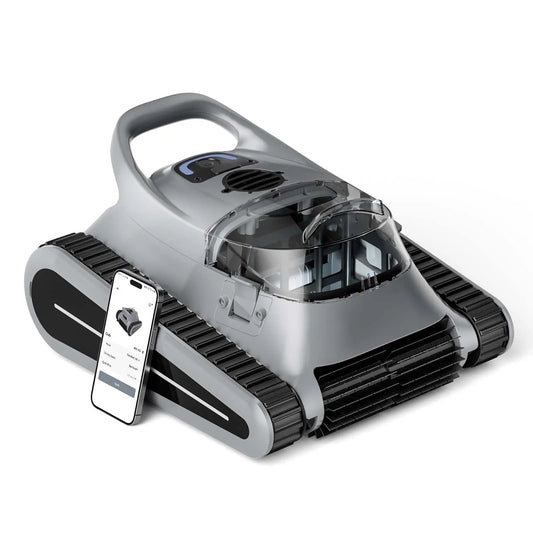 (2025 New) Seauto Crab Pro Cordless Robotic Pool Cleaner – Vacuum for Inground Pools up to 2000 Sq.ft, Wall & Waterline Cleaning