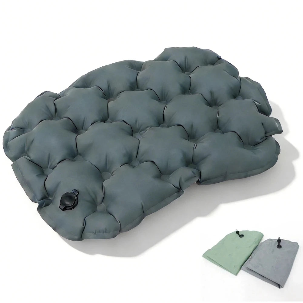 Inflatable Seat Cushion 36x28cm Portable Outdoor Camping Hiking Travel Chair Pad Lightweight Comfortable Inflatable Sitting Mat