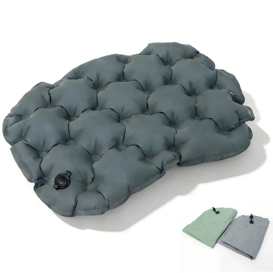 Inflatable Seat Cushion 36x28cm Portable Outdoor Camping Hiking Travel Chair Pad Lightweight Comfortable Inflatable Sitting Mat