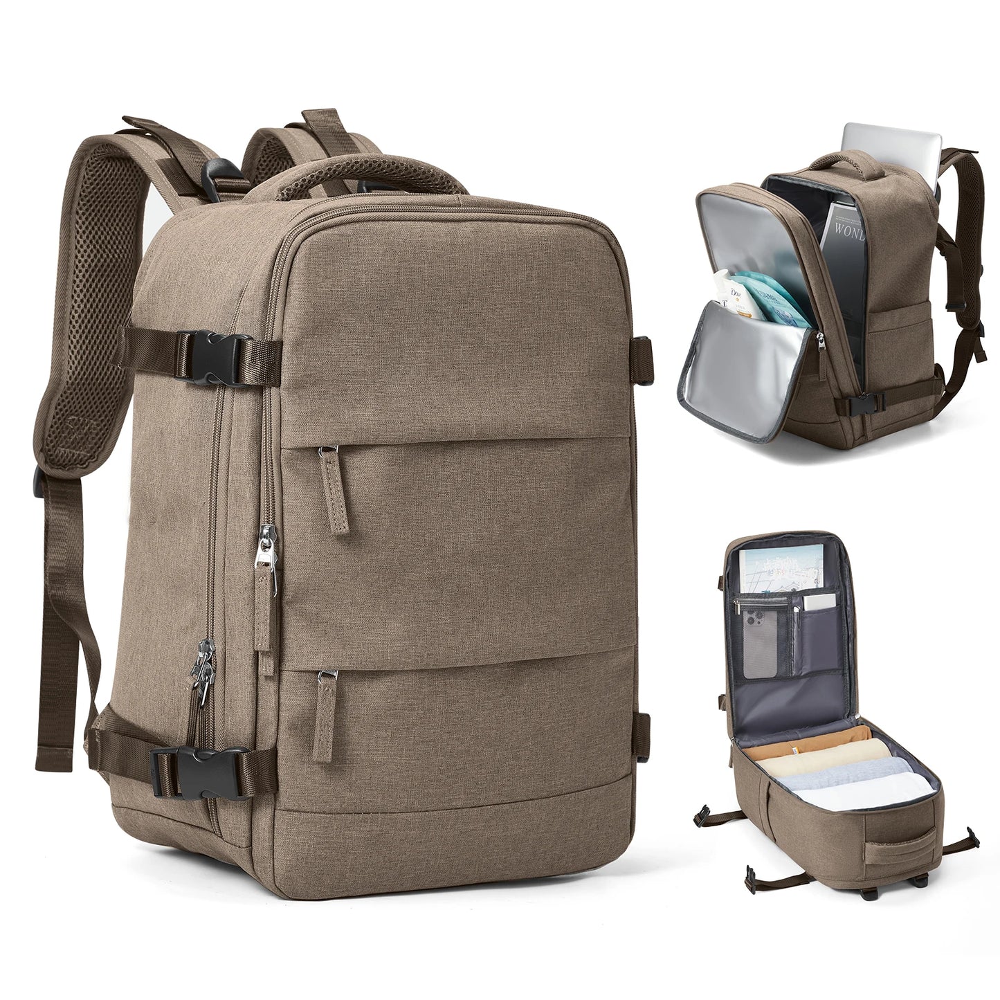 Travel Backpack 40x20x25cm – Cabin Bag for Ryanair, Airplane Carry-On, School, Laptop & Leisure, Women & Men