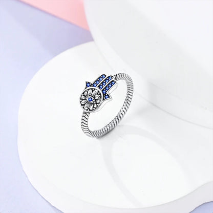 925 Sterling Silver Rings - Bow, Heart, Sun, Moon & Star Zircon Jewelry for Women, Birthday & Anniversary Gift
