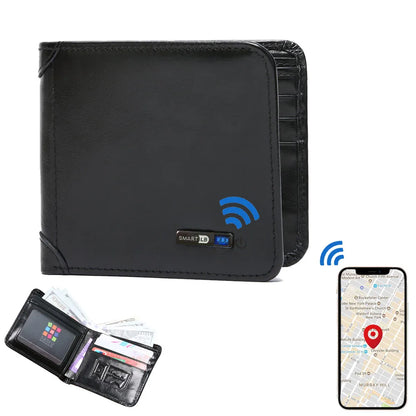 Smart Tracker Wallet for Men - GPS Finder Slim Wallet Gift for Dad, Birthday & Christmas 2025
