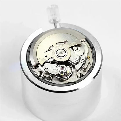 NH35 Premium Automatic Mechanical Movement NH35A 24 Jewels Self-Winding Watch Movement – High Accuracy Replacement with Date Wheel (3/3.8/6 Position)