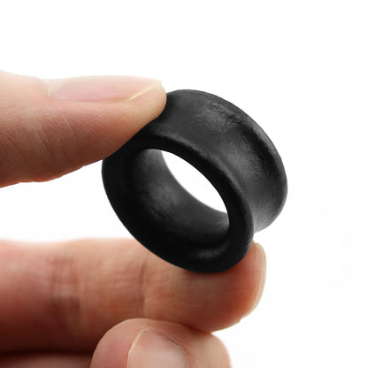 8–25mm Black Wood Ear Plugs – Body Jewelry Gauges, Tunnels & Stretchers for Piercing