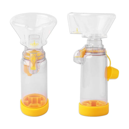 Asthma Inhaler Spacer & Nebulizer — Adult, Child, and Baby Aerosol Compressor with Mist Storage Bottle, Mask, and Tank Cup