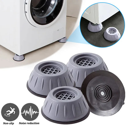 Anti-Vibration Washing Machine Pads - Anti-Slip Furniture Feet Pad, Refrigerator Universal Support Base Mat, Dampers Stand (1/2/4Pcs)