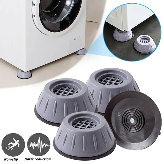Anti-Vibration Washing Machine Pads - Anti-Slip Furniture Feet Pad, Refrigerator Universal Support Base Mat, Dampers Stand (1/2/4Pcs)