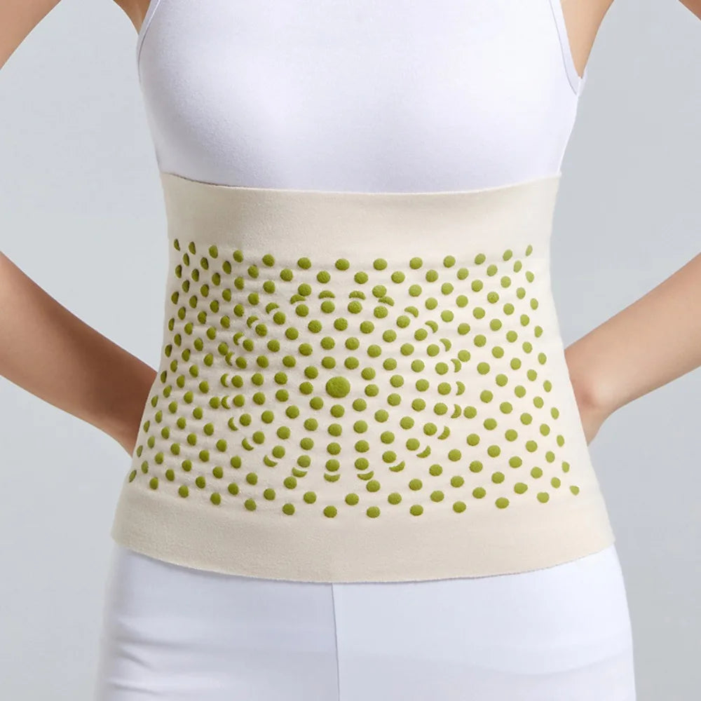 Hot Mugwort Self-Heating Waist Belt - Soft Lower Back Support for Everyday Comfort