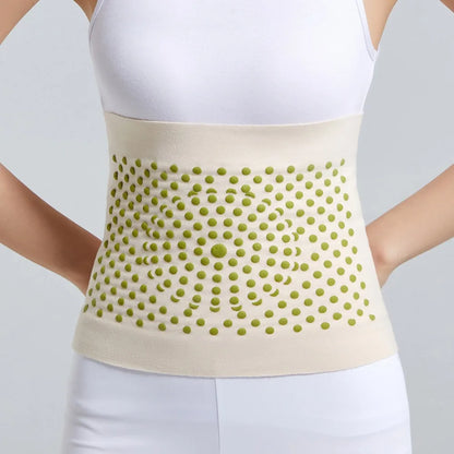 Hot Mugwort Self-Heating Waist Belt - Soft Lower Back Support for Everyday Comfort