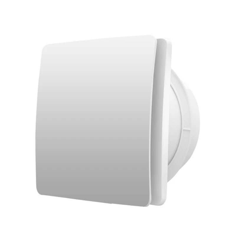 Small Powerful Air Extraction Wall Fan — Adjustable Timer Bathroom Ventilation Fan with Moisture Detection