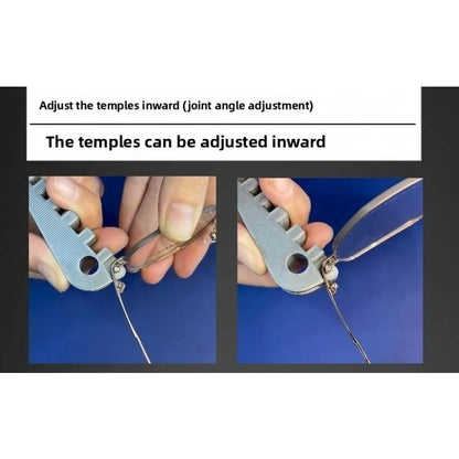 Eyeglass Frame Bending Tool - Precision Repair Pliers for Adjusting and Straightening Bent Glasses Arms