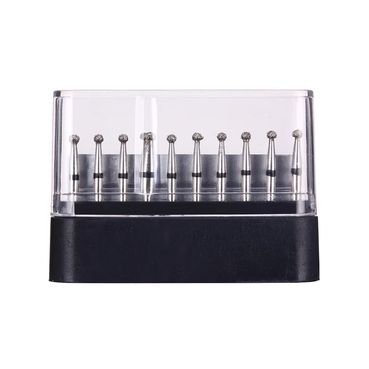 AZDENT Dental Diamond Burs Kit – Multiple Models with Black Storage Box for High-Speed Handpiece