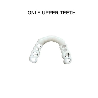 2024 Adult Adjustable Dentures – Snap-on Fake Teeth Set for Gaps, Portable Braces & Oral Hygiene Care