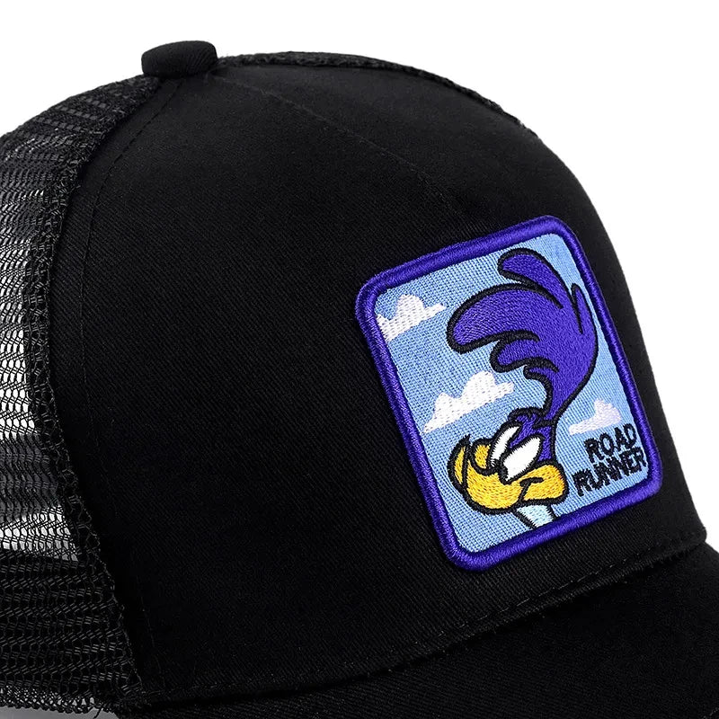 Anime Bunny TAZ DUCK Snapback Cap – Cotton Baseball Hat for Men & Women, Hip Hop Dad Mesh Trucker Cap