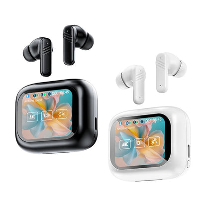 New Full Touch ANC Bluetooth 5.4 Earphones – HiFi Stereo Noise Cancelling Wireless In-Ear Earbuds with Mic & ENC