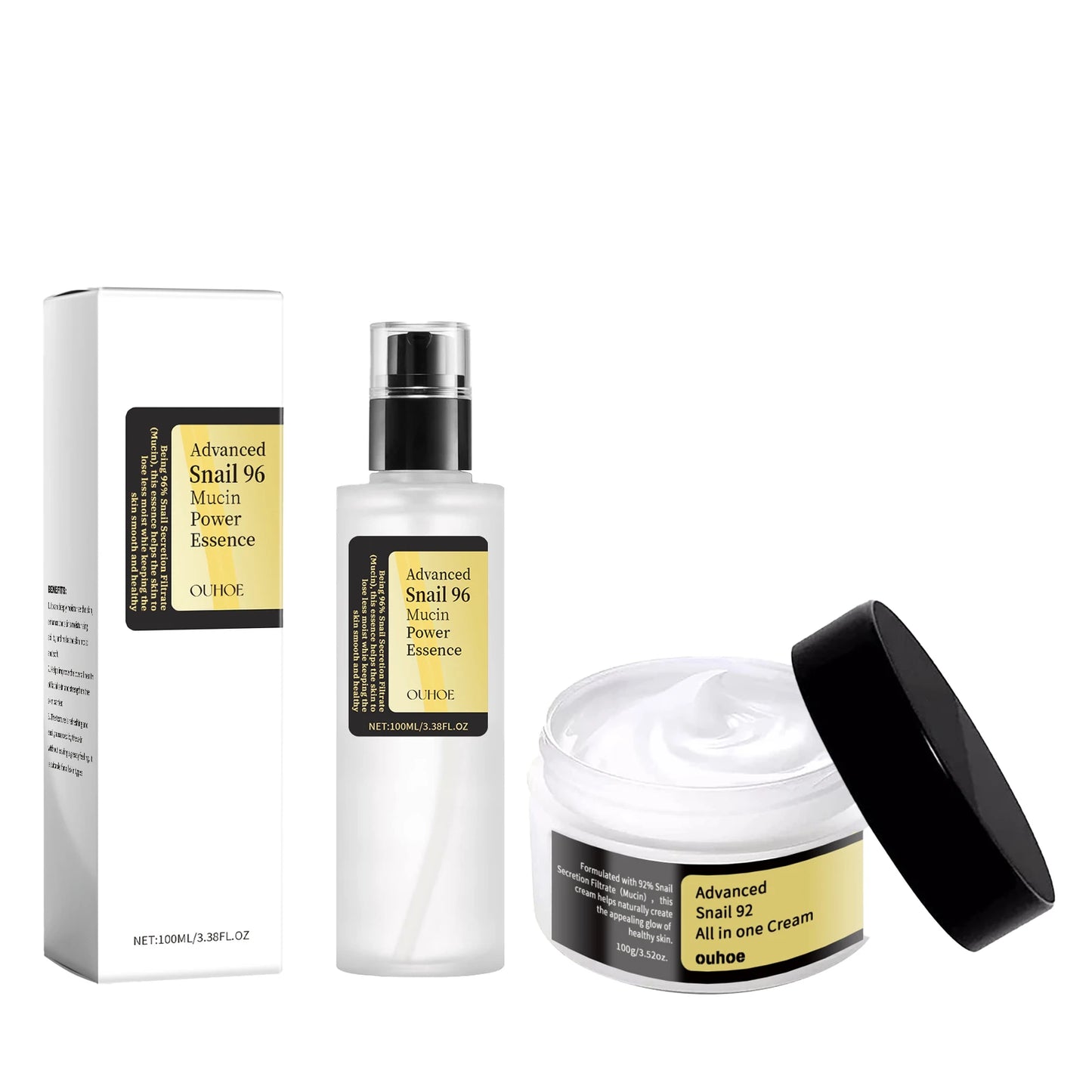 Ouhoe Snail Collagen Face Cream — Moisturizing, Lifting & Firming Korean Skincare