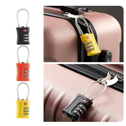New TSA Customs Code Lock – Travel Luggage Password Changeable Padlock with Contrast Color Design