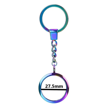 25-40mm Round Openable Reliquary Locket - Photo Memory Pendant, Cremation Ashes Keepsake, Glass Keychain & Memorial Jewelry