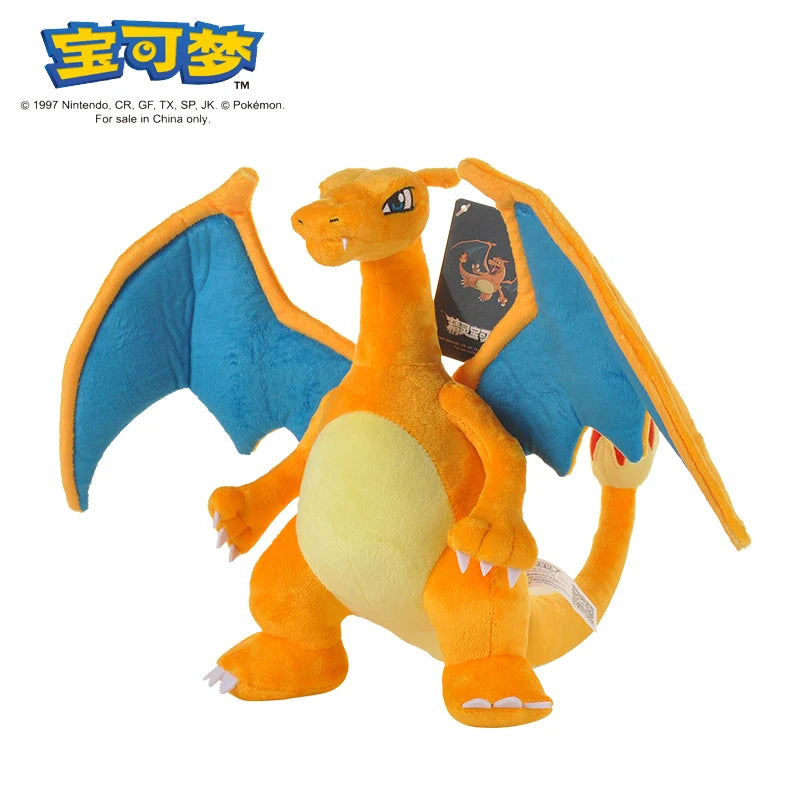 Original Pokemon Plush Toys – Gengar, Pikachu, Charizard & Piplup Soft Kawaii Dolls for Kids Gift