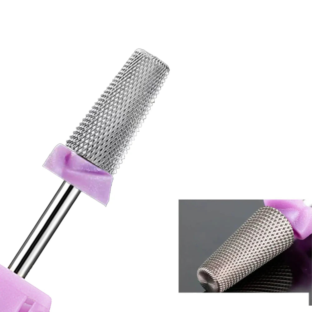2XF 5-in-1 Nail Drill Bits - Electric Ceramic Milling Cutter for Manicure, Gel Polish Removal & Nail Tools