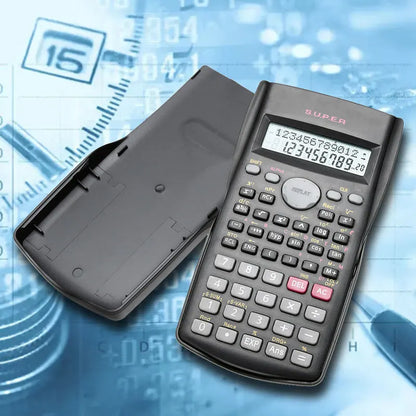 240-Function Scientific Calculator – 2-Line Display Portable Student Math Calculator for Teaching, Exams & School Use