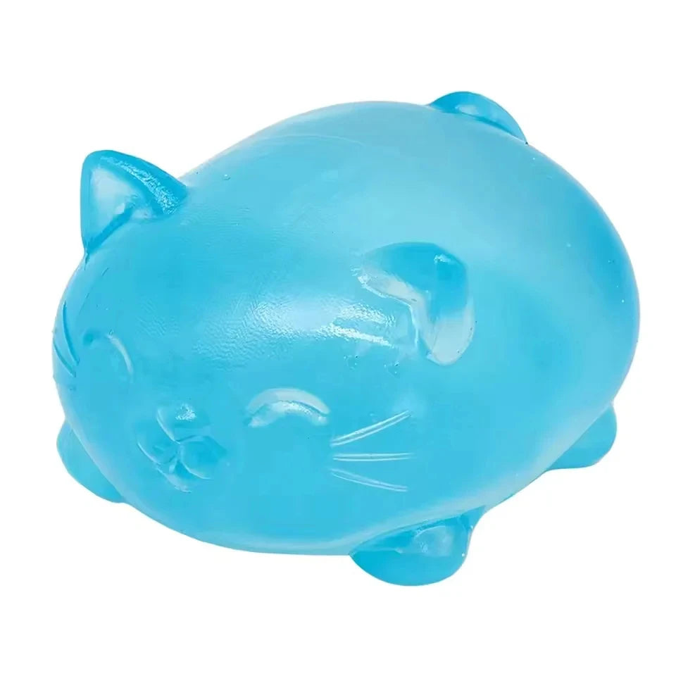 Cute Cat Shape NeeDoh Squishy Stress Toy – Non-Toxic Maltose Decompression Fidget Toy for Kids & Adults, Birthday Party Gift & Anxiety Relief Gadget