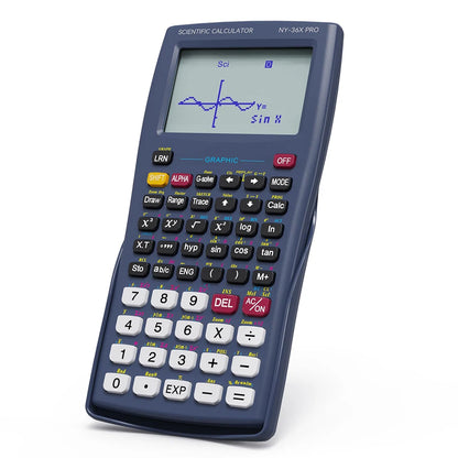 NEWYES 36X Pro Scientific Graphing Calculator – Multi-Function Graphic Science Calculator for Middle & High School Students (Blue)