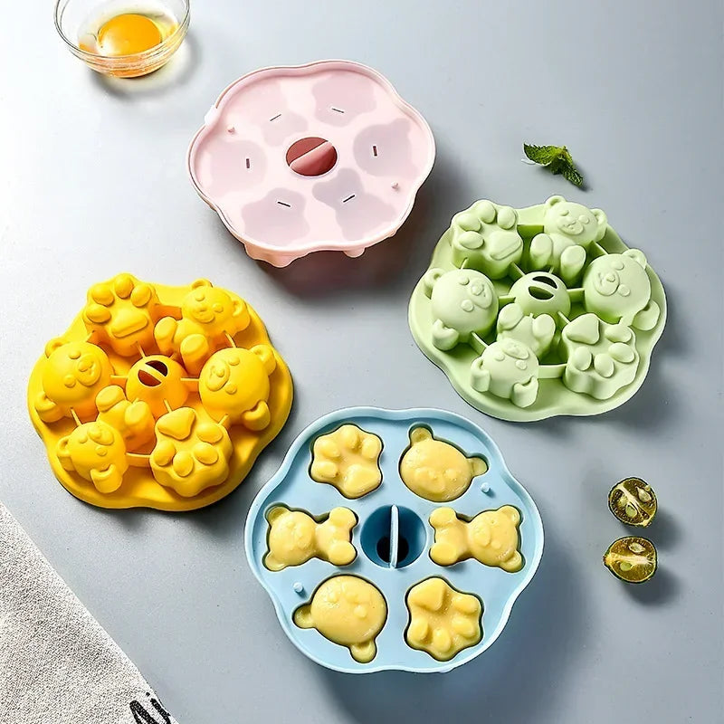 Silicone Baby Food Cake Mold – Heat Resistant Steaming, Boiling & Air Fryer Safe Complementary Food Kitchen Accessory