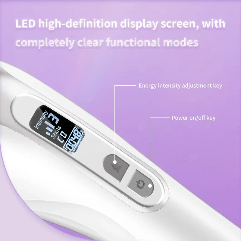 Ultrasonic Facial Skin Scrubber – Handheld 3Hz–10Hz Pore Tightening & Deep Cleansing Spa Skincare Facial Analyzer Tool